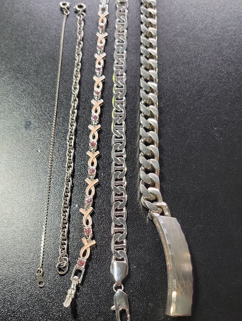 Pink Accent Tennis Bracelet Lot